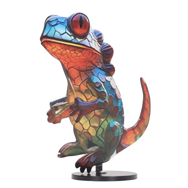 Stained Animal Ornament Animal Reducing Stress Colored Table Decoration