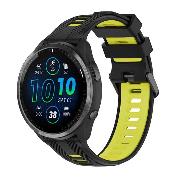 Soft Silicone Band Strap Compatible with Garmin Forerunner 965