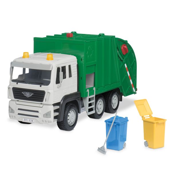 DRIVEN by Battat Recycling Truck - Lights, Sounds and Movable Parts
