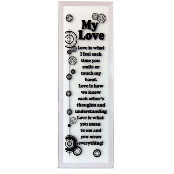 Valentines Plaque "My Love image