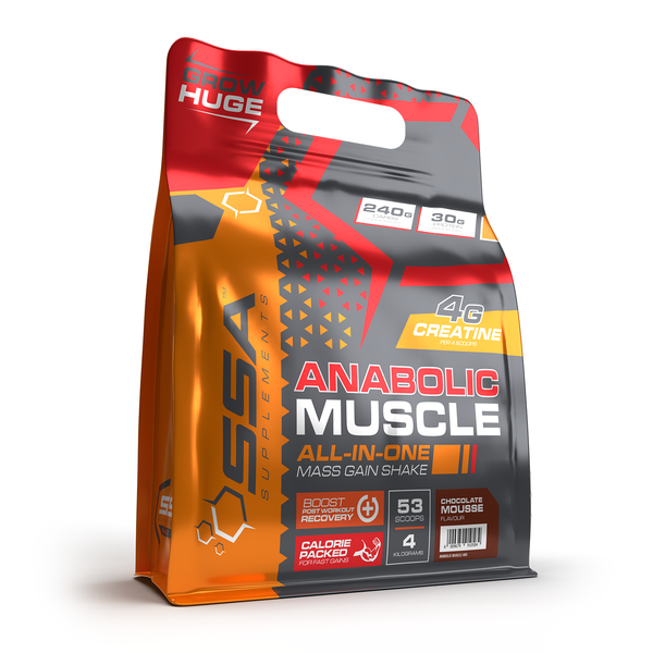 SSA Anabolic Muscle Stack 4kg Chocolate Mousse Bag