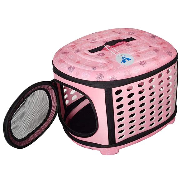 ALANES 43x38x31cm Folding EVA Pet Dog Cat Carrier Bag for Travel Outdoor