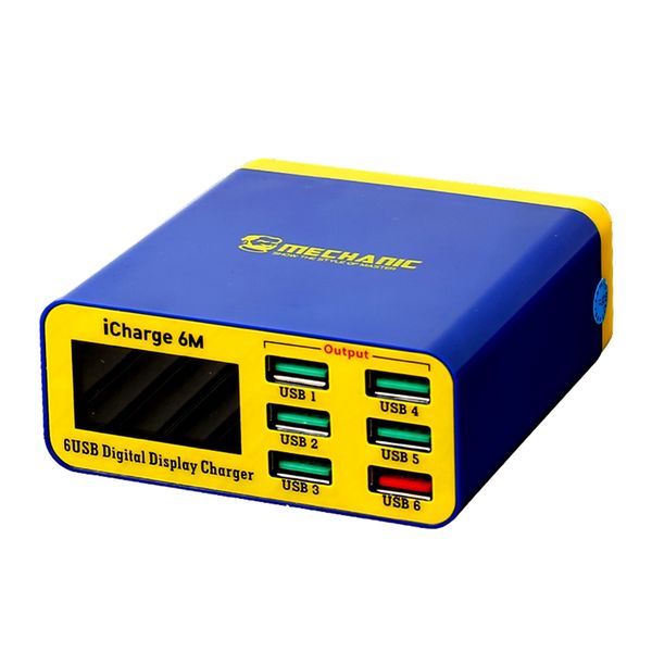 Mechanic Icharge 6M Usb 6-Port Charger Fast Charge Eu Plug