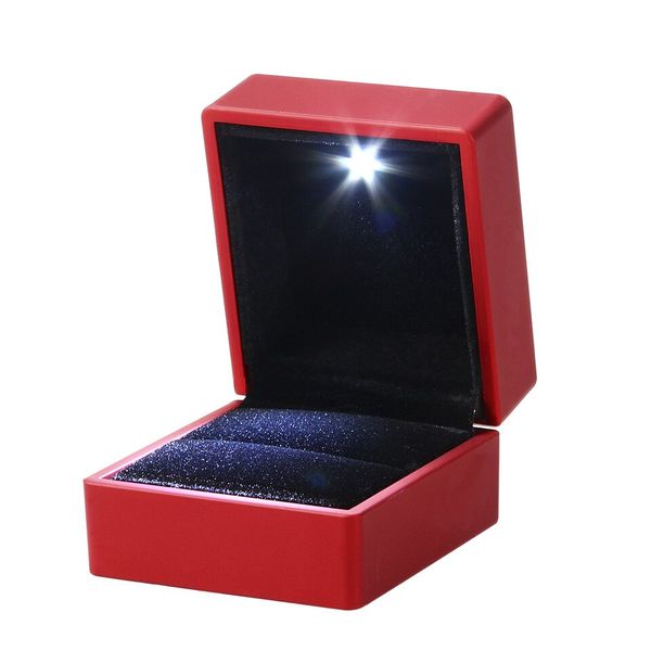 Synergy360 LED Jewelry Ring Gift Box Case - Black