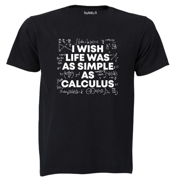 As Simple As Calculus - Adults - T-Shirt