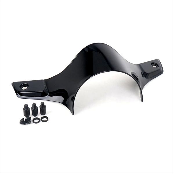 Sun Visor Windshield for Vespa Gts Bright Black Compatible with Universal