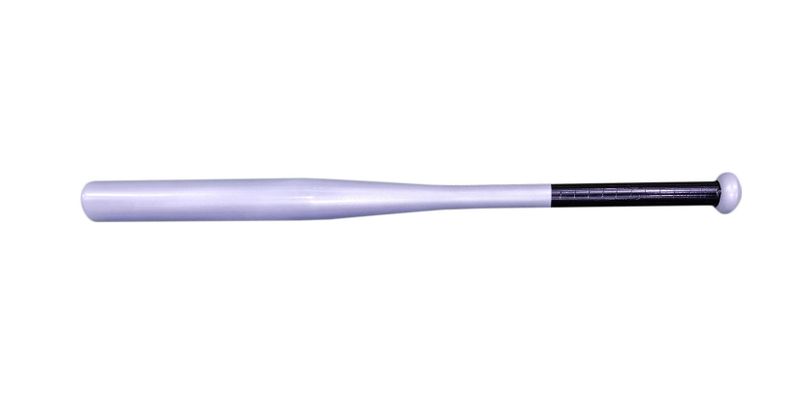 75cm Long Steel Baseball Bat - Silver