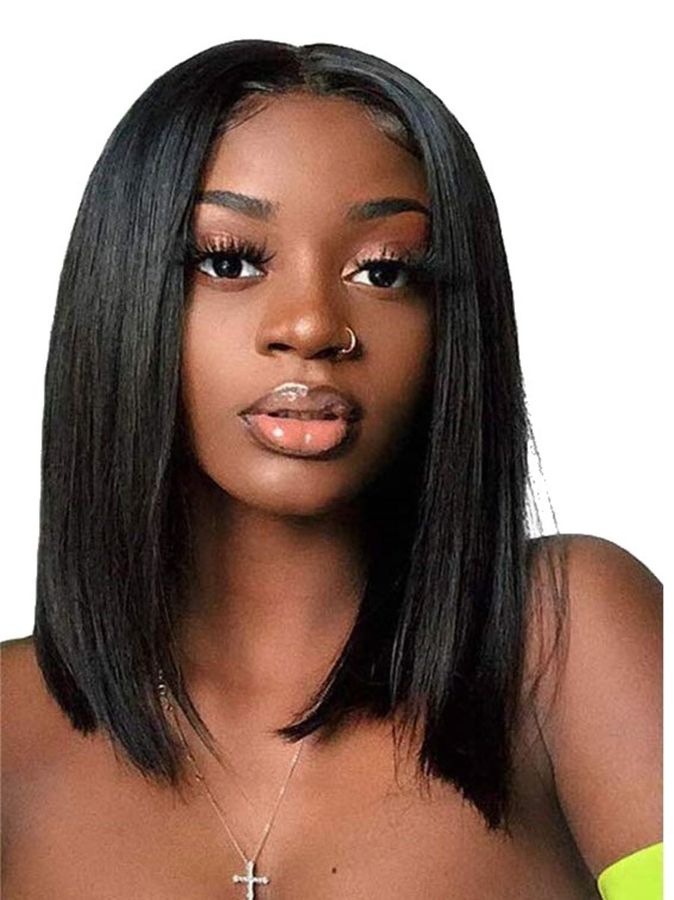 Best Girl Hair 16 Inch 13x4 Full Frontal Bob Wig | Buy Online in South ...