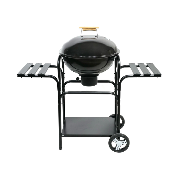BraaiBoss 46cm Charcoal Kettle Braai -Side Shelves, Ash Catcher &amp; Mags