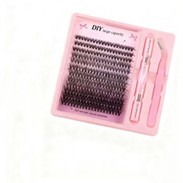 DIY Eyelash Extension Kit 10-16mm 240 Pieces Single Eyelashes
