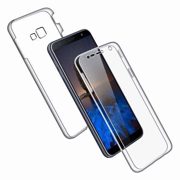 Full Body 360 Full Cover Silicone Front and Back Case For Samsung J4 Plus