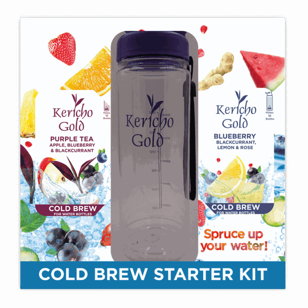 Kericho Gold Cold Brew – Purple Tea &amp; Blueberry Starter Kit
