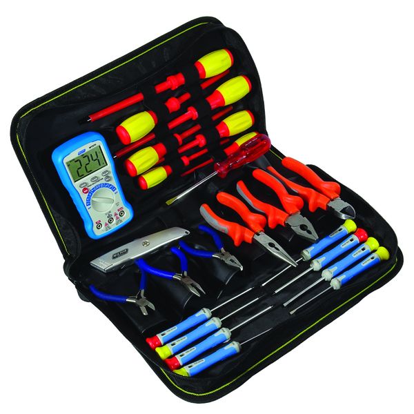 Major Tech Basic Electronic Service Kit C/W Multimeter (TKE1218N)