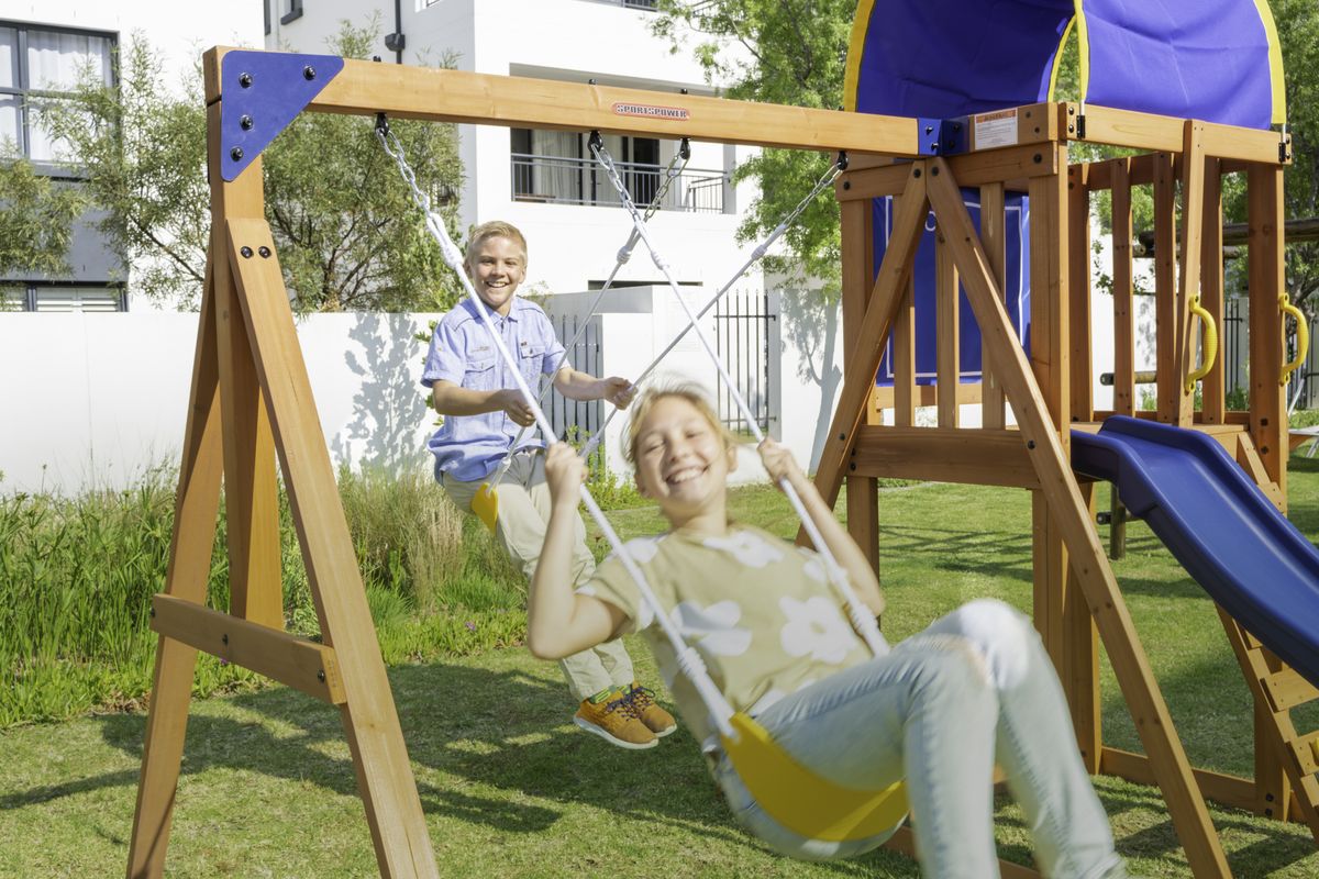 Sportspower Addison Jungle Gym Swing set - Wood | Shop Today. Get