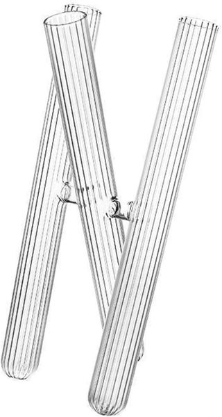 Glass Tilted Striped Test Tubes 3 Pieces