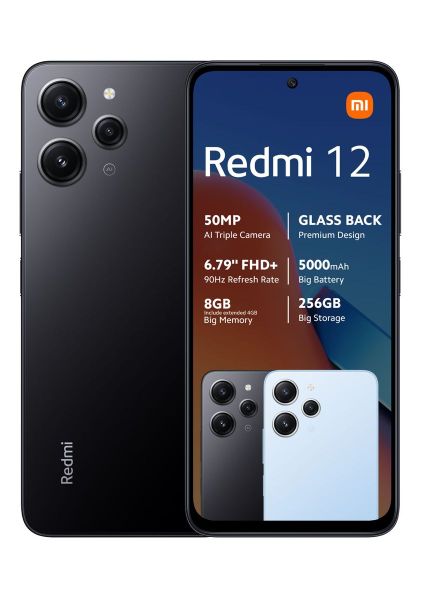 Xiaomi Redmi 12 8+256GB LTE Pre Owned(A Grade) - Midnight Black