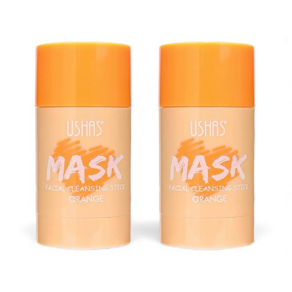 Set of 2 - Ushas Vitamin C Cleansing Clay Mask Stick Anti-Blackhead 39g