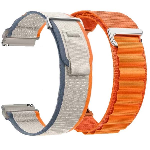 Set of 2 Nylon Watch Bands Compatible with 20mm Watch