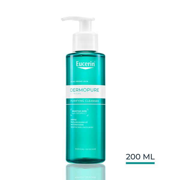 Eucerin DERMOPURE CLINICAL Purifying Cleansing Gel, 200ml