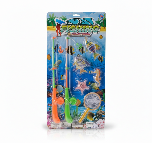 Durable 2 Rod Fishing Set for Freshwater and Saltwater Angling