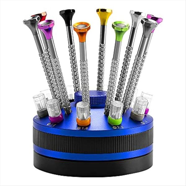 10Pc Precision Slotted And Crosses Screwdriver Set Different Size