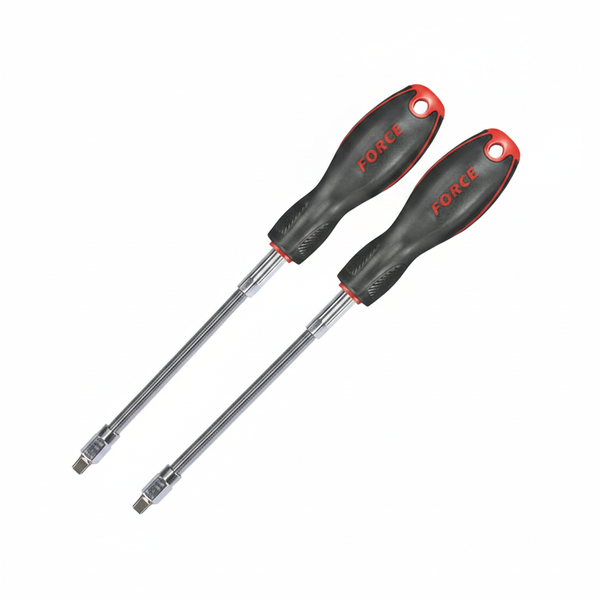 Force 1/4 Inch Flexible Spinner Driver Tool - 275mm Length - 2 Pack