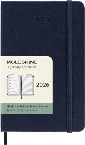 2026 12m Saphire Blue Pocket Wkly Hard
