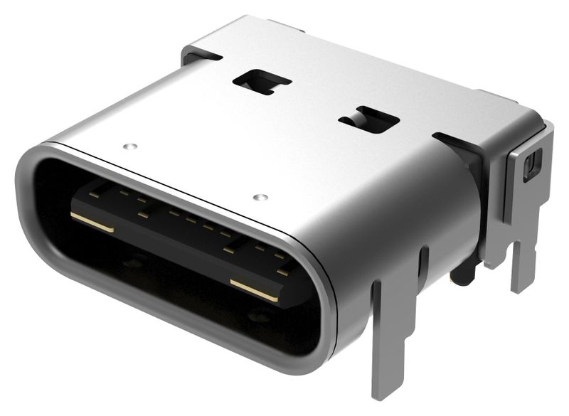 Gct (USB4065-30-A) USB Connector, USB Type C, USB 3.1, Receptacle
