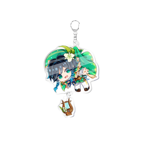 Wendy Character Keyring &amp; Bag Ring - Cute Cartoon Keychain