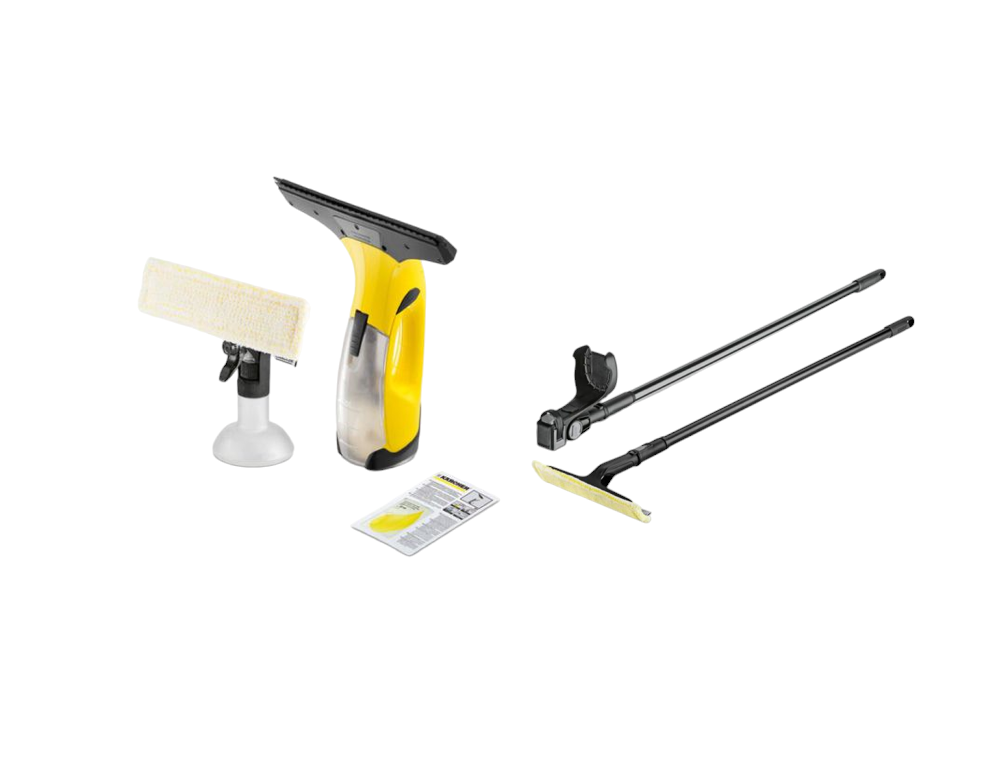 Karcher WV 2 Plus Window Vac Cleaning Robot Combo With Extensions