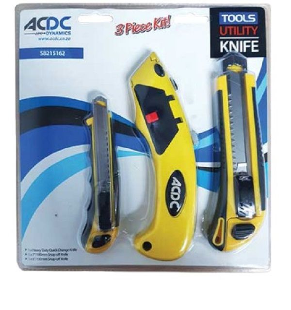 ACDC - 3 Piece Utility Knife Set | Shop Today. Get it Tomorrow ...