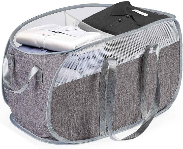 Foldable Laundry Baskets, Pop Up Laundry Baskets with Reinforced Handles