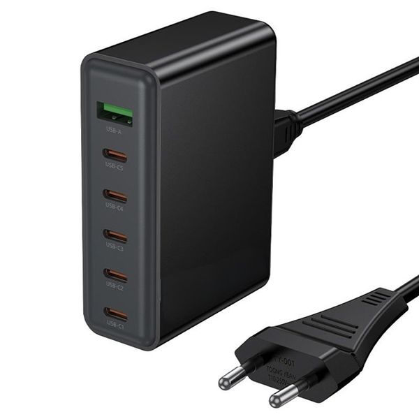 70W GaN 6-in-1 Super Fast Desktop Charging Station for Phone &amp; Laptop