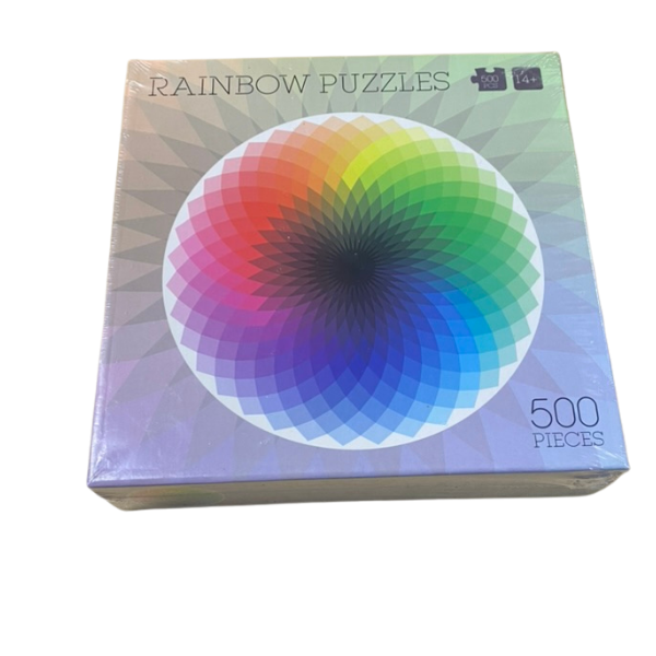 Circular Puzzle 500 Pieces Rainbow Magic Kaleidoscope