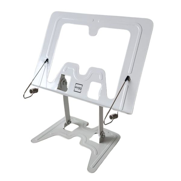 MYSO Metal Book and Tablet Reading Stand with Page Clips
