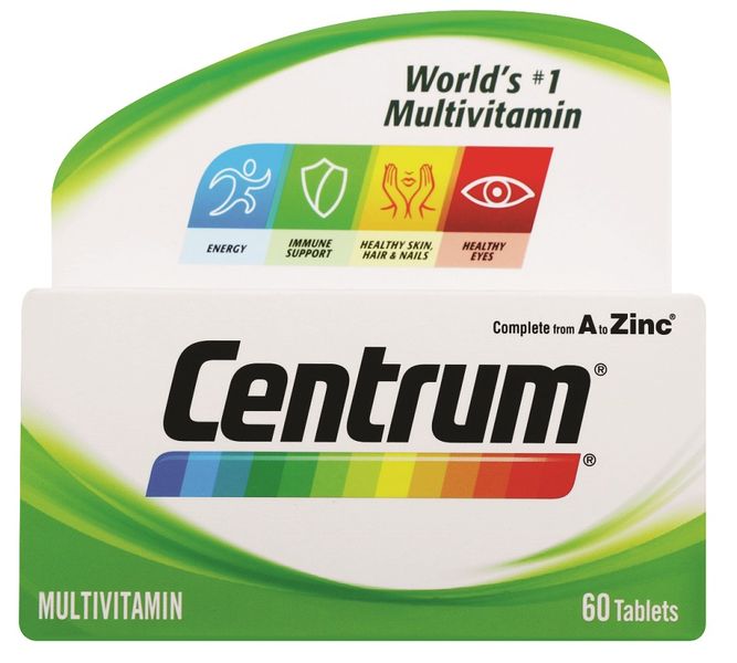 Centrum Adult High-Potency Multivitamin Supplement: 60 Tablets