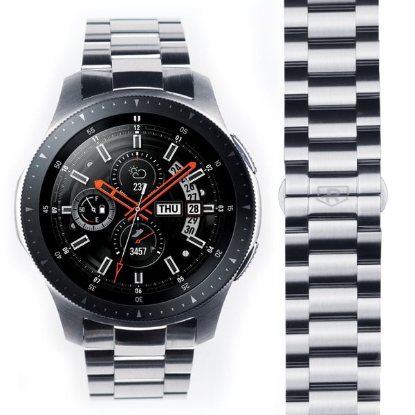 Premium Stainless Steel Band for Galaxy Watch 46mm - Silver
