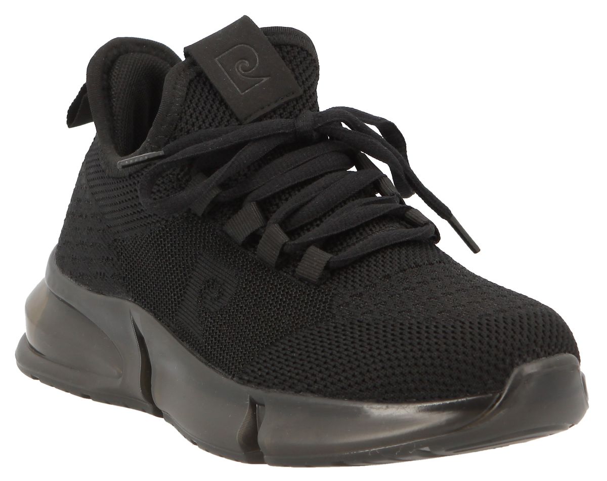 Pierre Cardin Ladies Lace-Up Flyknit Trainer - Black | Shop Today. Get ...