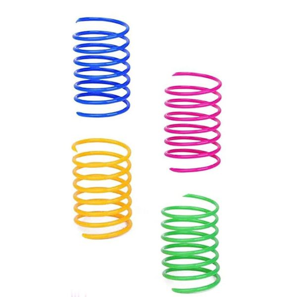 Cat Spiral Spring Toy - 4 Piece