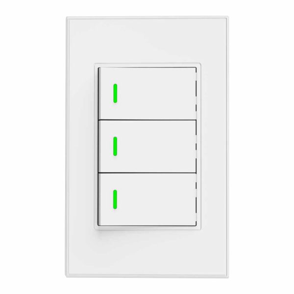 VIZIA Smart WiFi Light Switch 3 Gang TB2 (Google/Amazon Alexa)