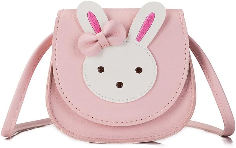 Cute little girl shoulder bag, pink