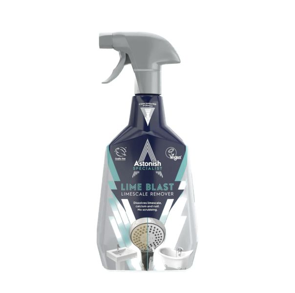 Astonish Lime Blast Limescale Remover Cool Eucalyptus Spray 750ml