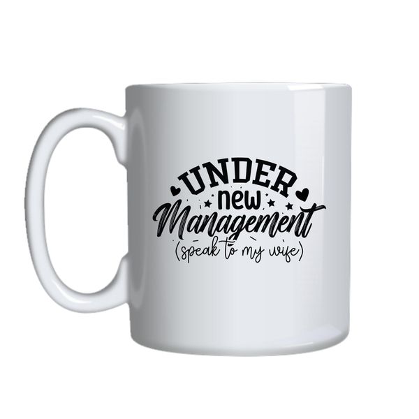 Management Coffee Mugs Trendy Funny Marriage Lovers Graphic Cup Present 046