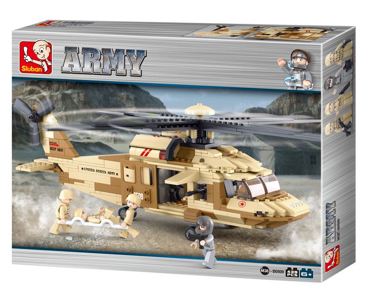 Sluban UH60L Black Hawk Helicopter - 439 Piece