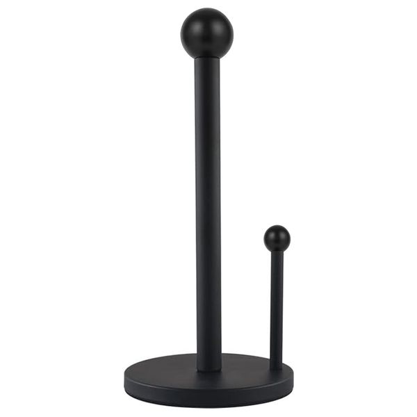 Heavy Duty Countertop Stainless Steel Matte Black Serviette Roll Holder