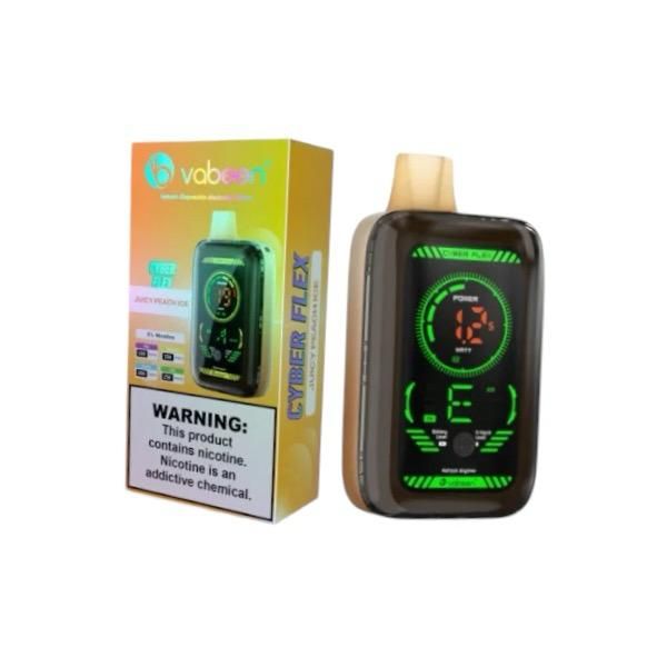 Vabeen Finger Print Cyber Flex Disposable Vape 25K Puff-Juicy Peach Ice