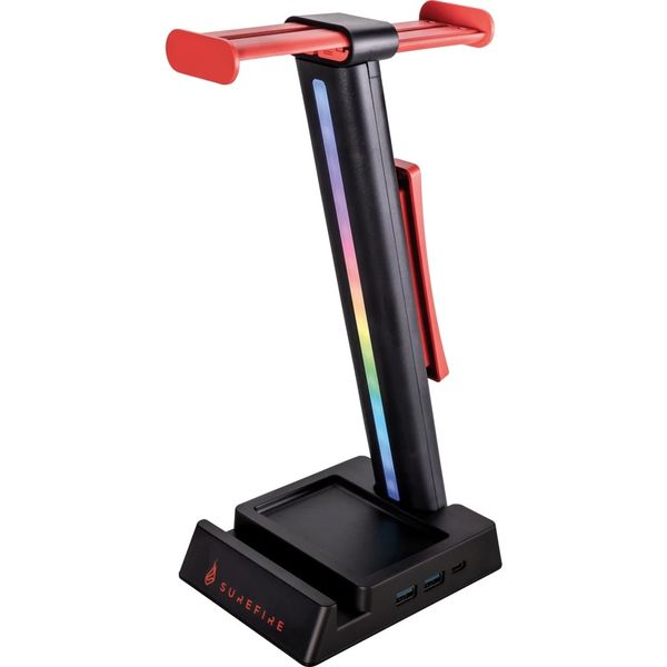 Vinson N2 RGB Gaming Headset Stand with Usb Hub | Black