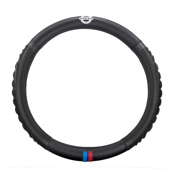 Universal 3D Feel Non-Slip PU Leather Steering Wheel Cover