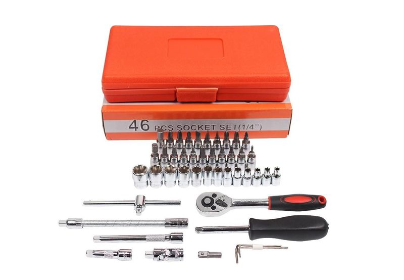 46 piece 1/4" Drive socket &amp; Bit Set