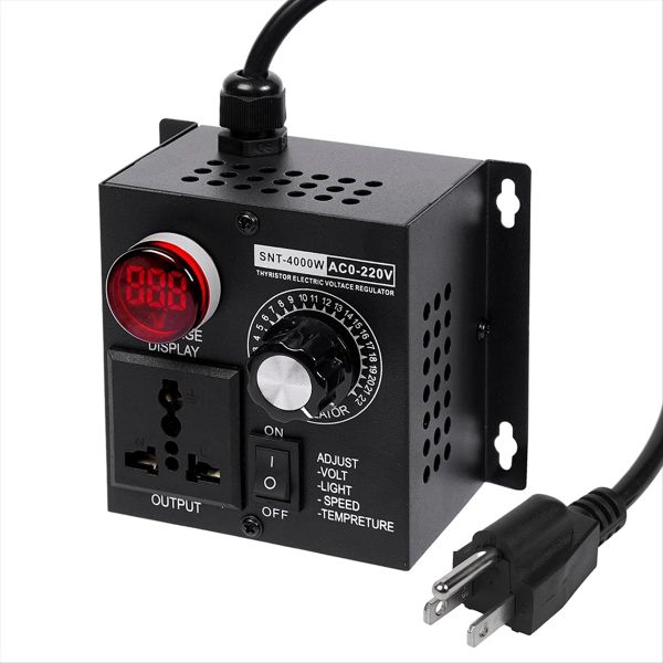 Ac Motor Speed Controller 120V Scr Voltage Regulator Us Plug